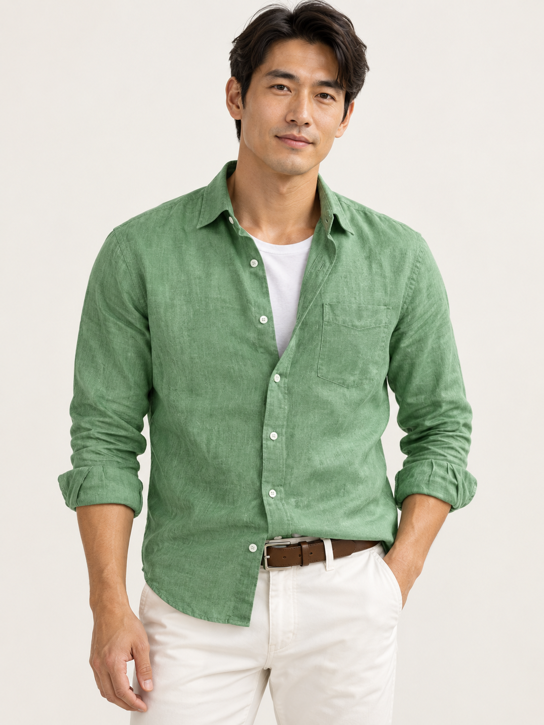 Chemise à Manches Longues Homme