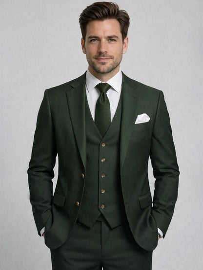 Costume 3 Pièces  Ajusté Homme