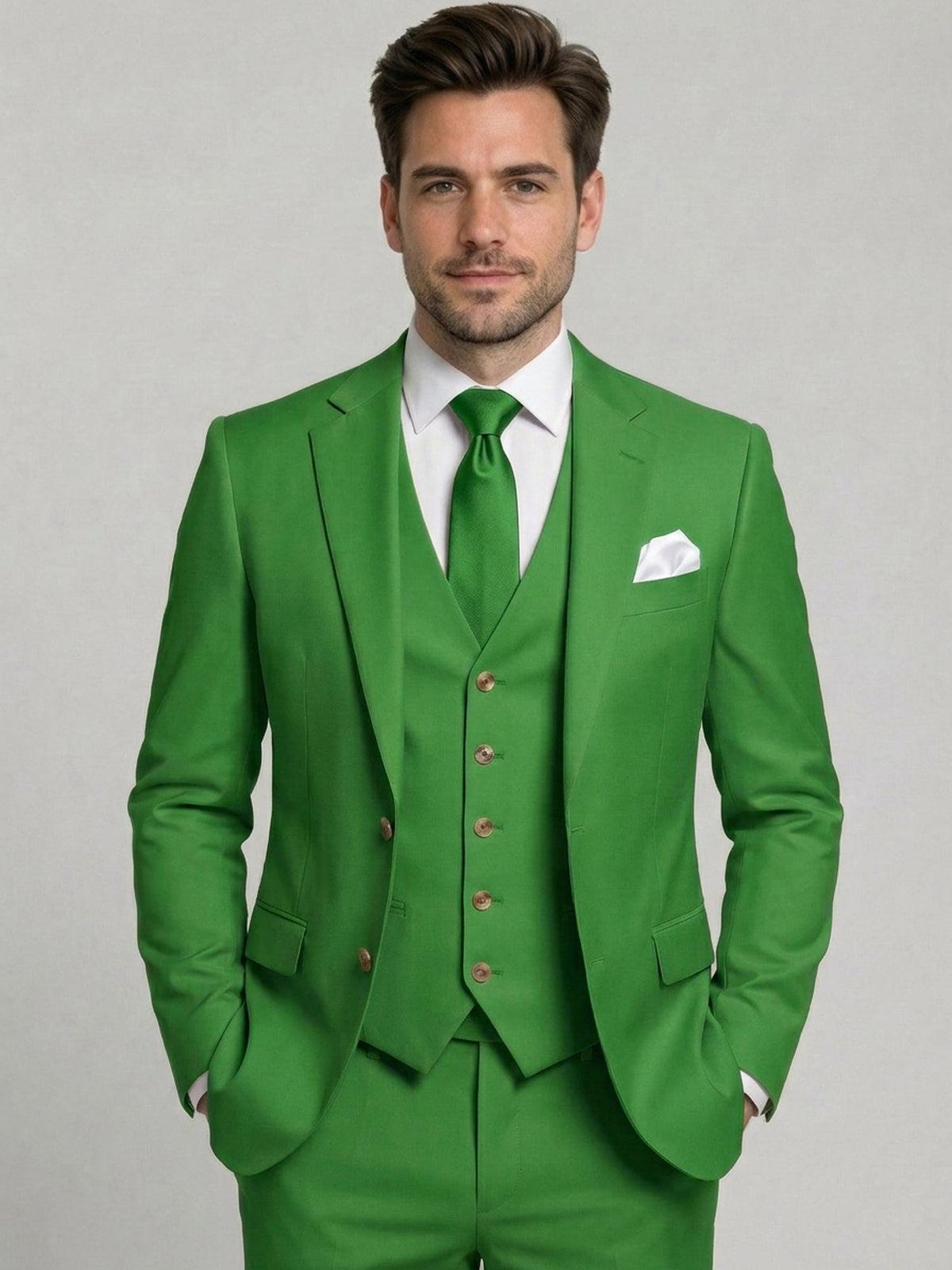 Costume 3 Pièces  Ajusté Homme