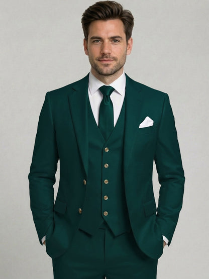 Costume 3 Pièces  Ajusté Homme