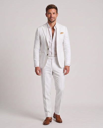 Costume Lin pour Mariage Homme
