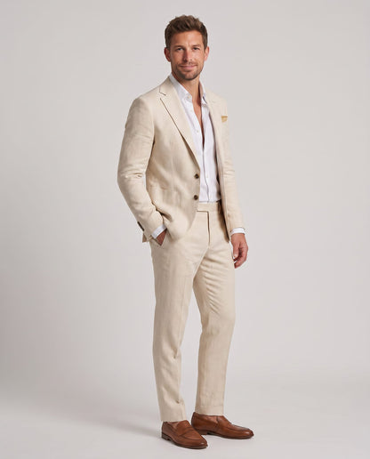 Costume Lin pour Mariage Homme