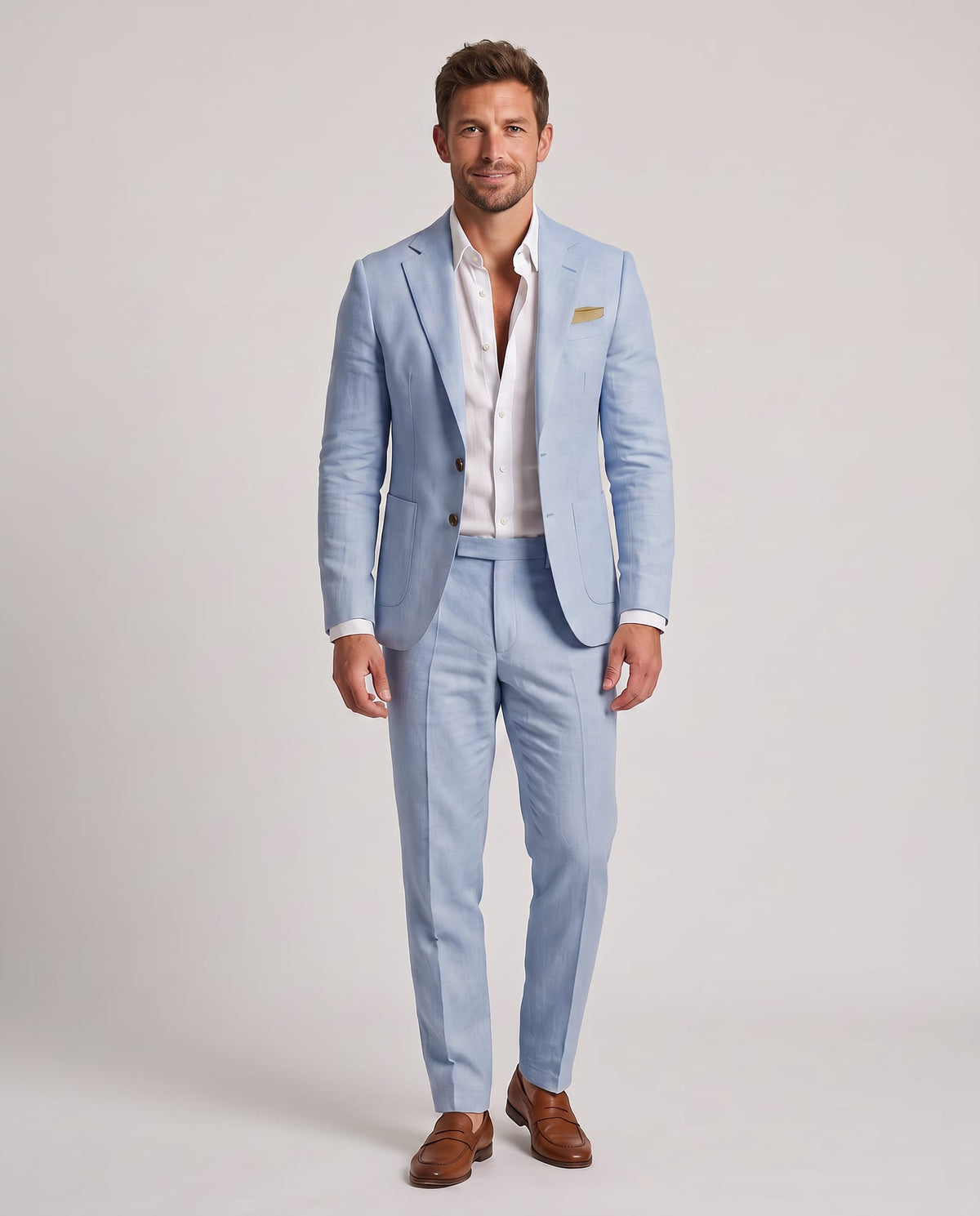 Costume Lin pour Mariage Homme
