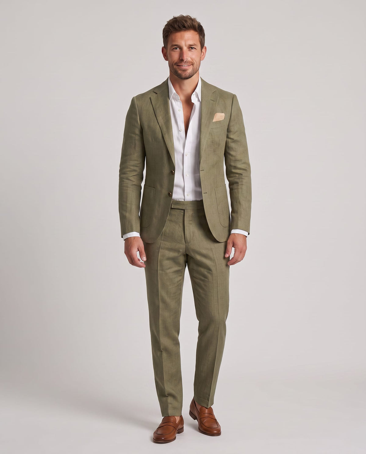 Costume Lin pour Mariage Homme
