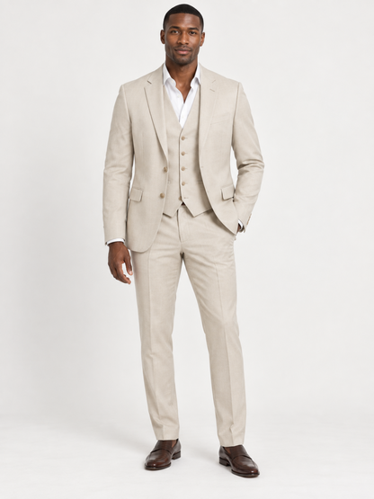 Costume Trois Pièces Coupe Slim Homme