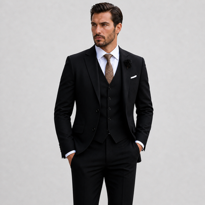 Costume Trois Pièces Coupe Slim Homme
