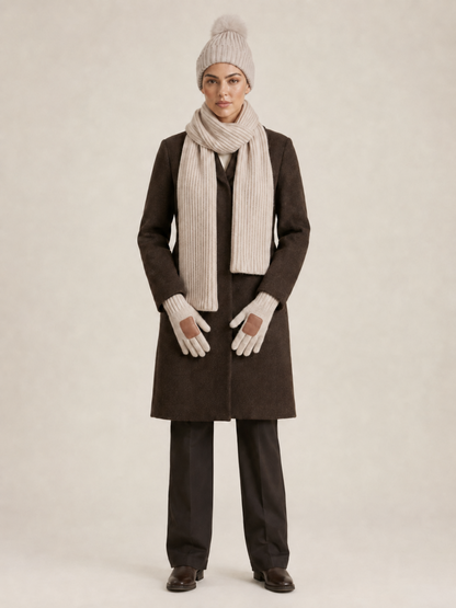 Ensemble Bonnet Écharpe Gants Tactiles