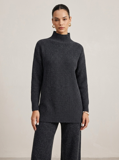 Ensemble Maille Col Roulé Femme