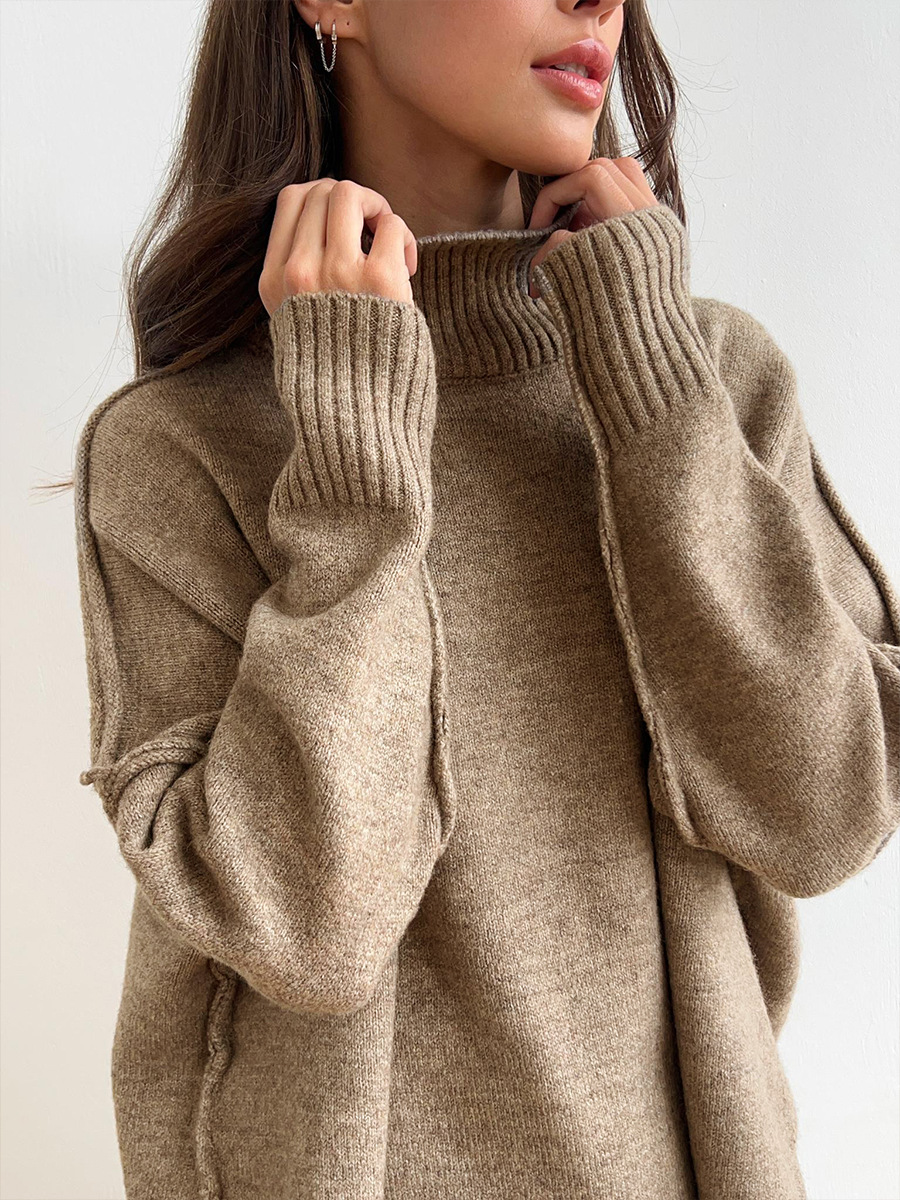 Ensemble Maille Col Roulé Femme