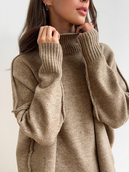 Ensemble Maille Col Roulé Femme
