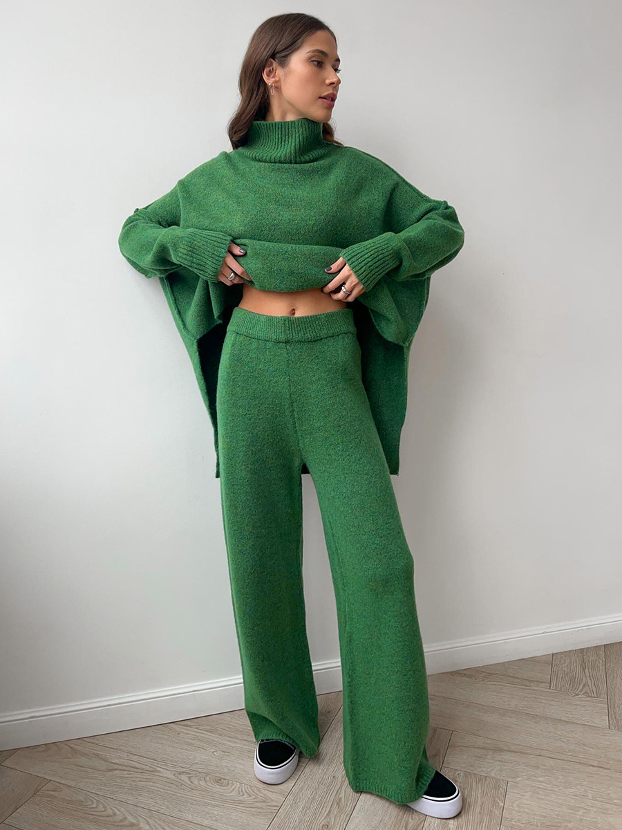 Ensemble Maille Col Roulé Femme