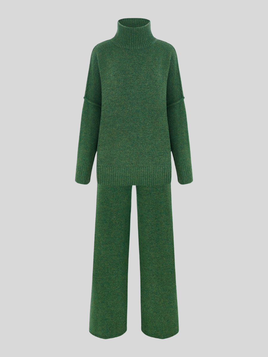 Ensemble Maille Col Roulé Femme