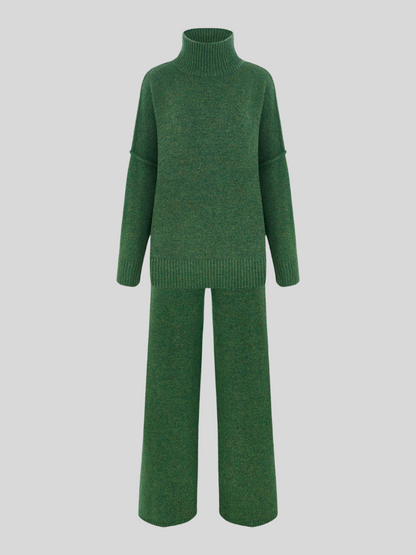 Ensemble Maille Col Roulé Femme