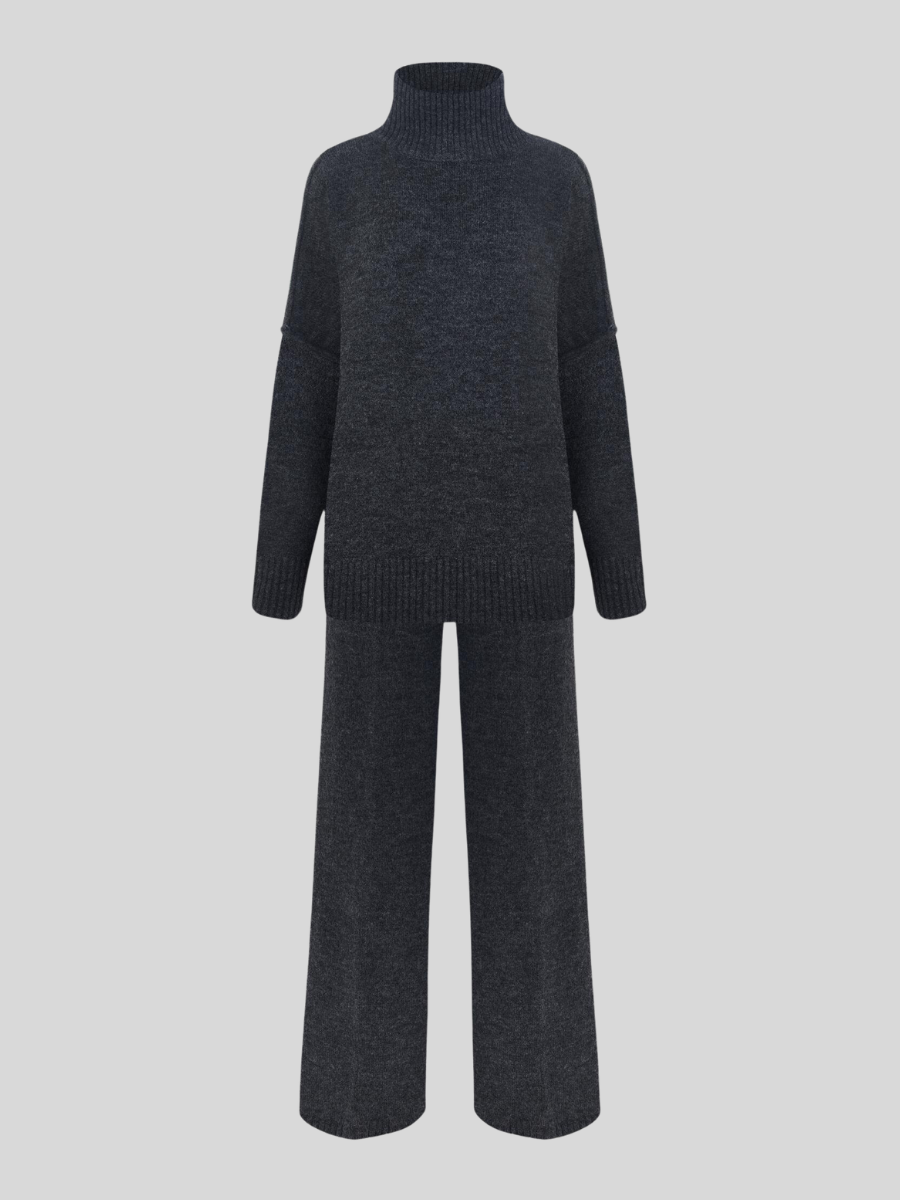 Ensemble Maille Col Roulé Femme