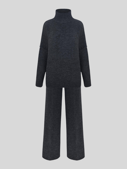 Ensemble Maille Col Roulé Femme