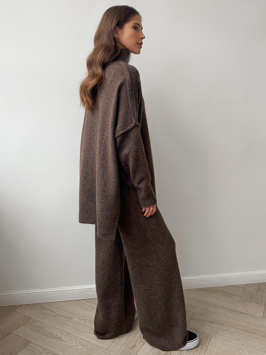 Ensemble Maille Col Roulé Femme