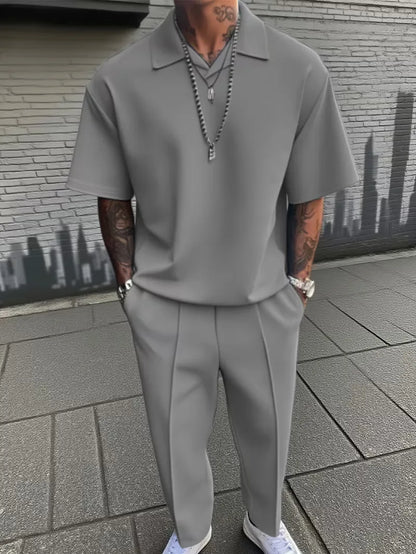 Ensemble Polo et Pantalon Droit Homme