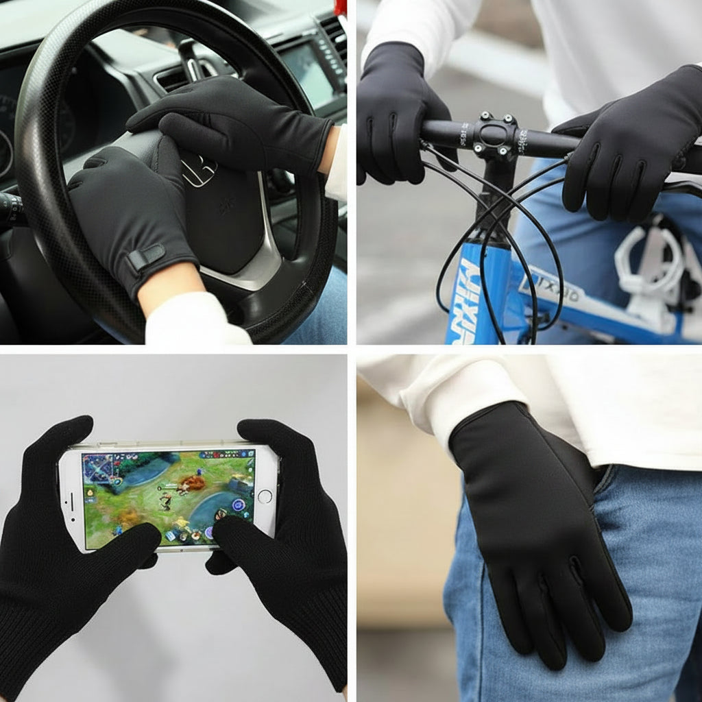 Gants Tactiles Imperméables et Coupe-Vent
