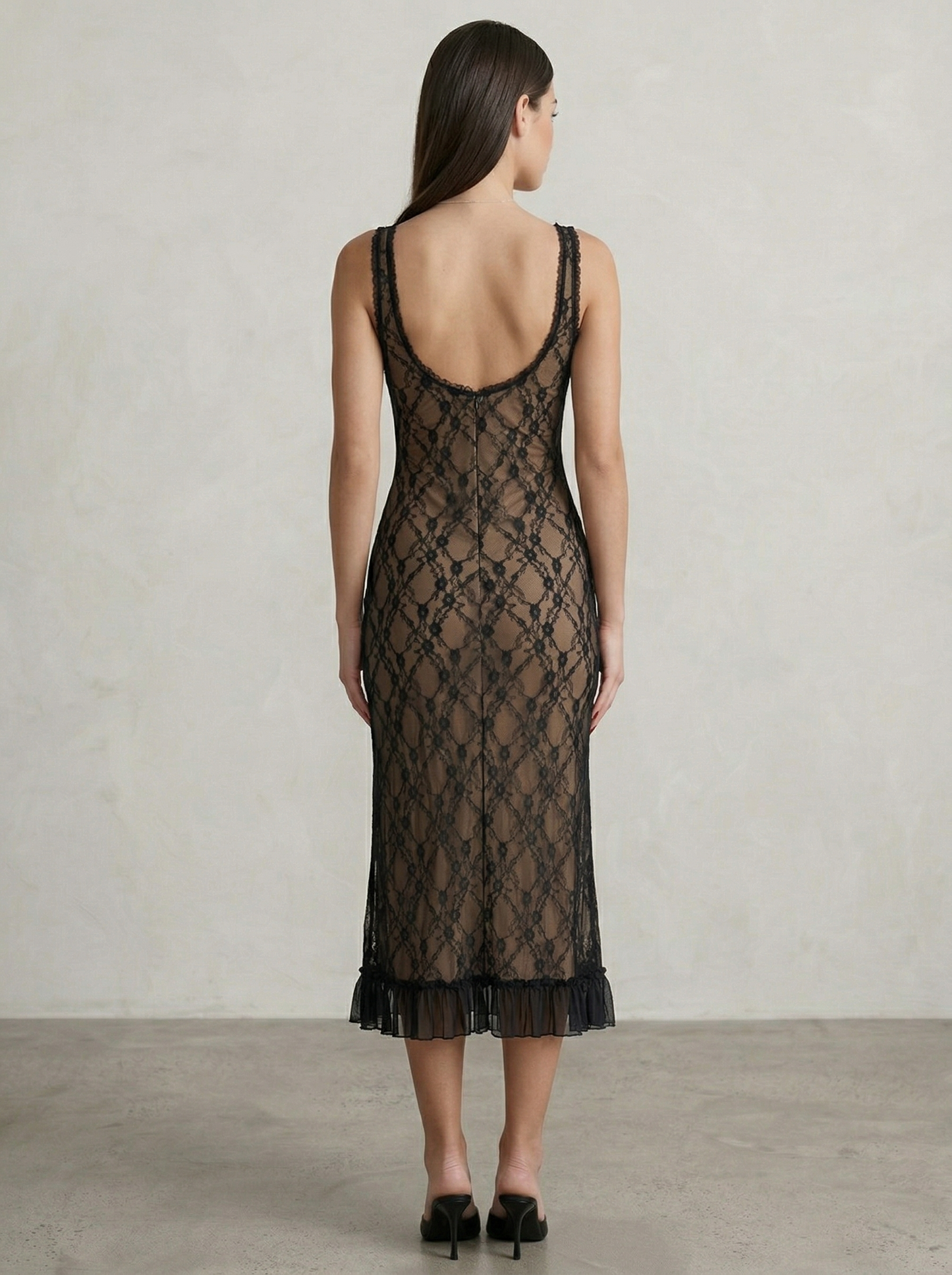 Ruœgy Robe Nuisette Midi Femme