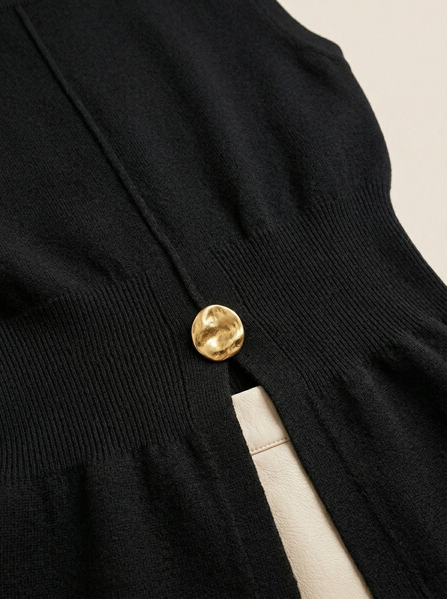 Ruœgy Gilet Sans Manches à Col En V Femme