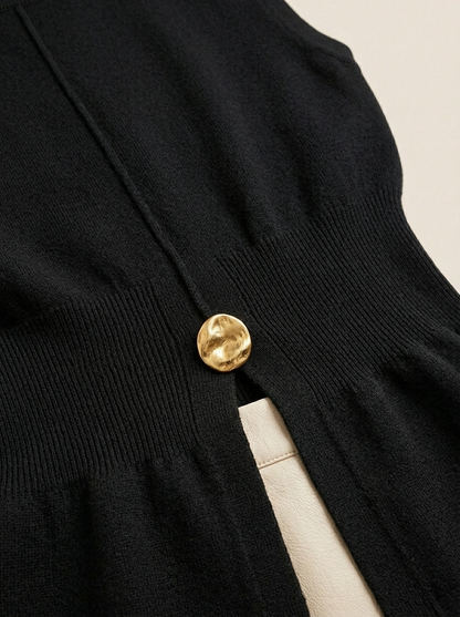 Ruœgy Gilet Sans Manches à Col En V Femme