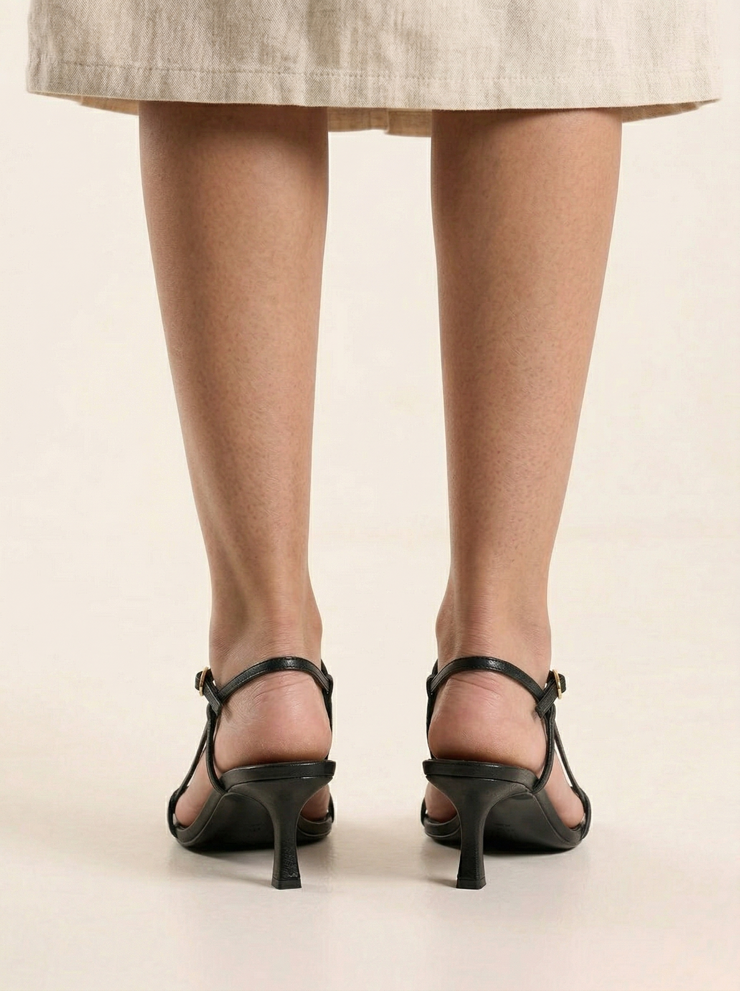 Ruœgy Sandales Cuir à Brides Talon Femme