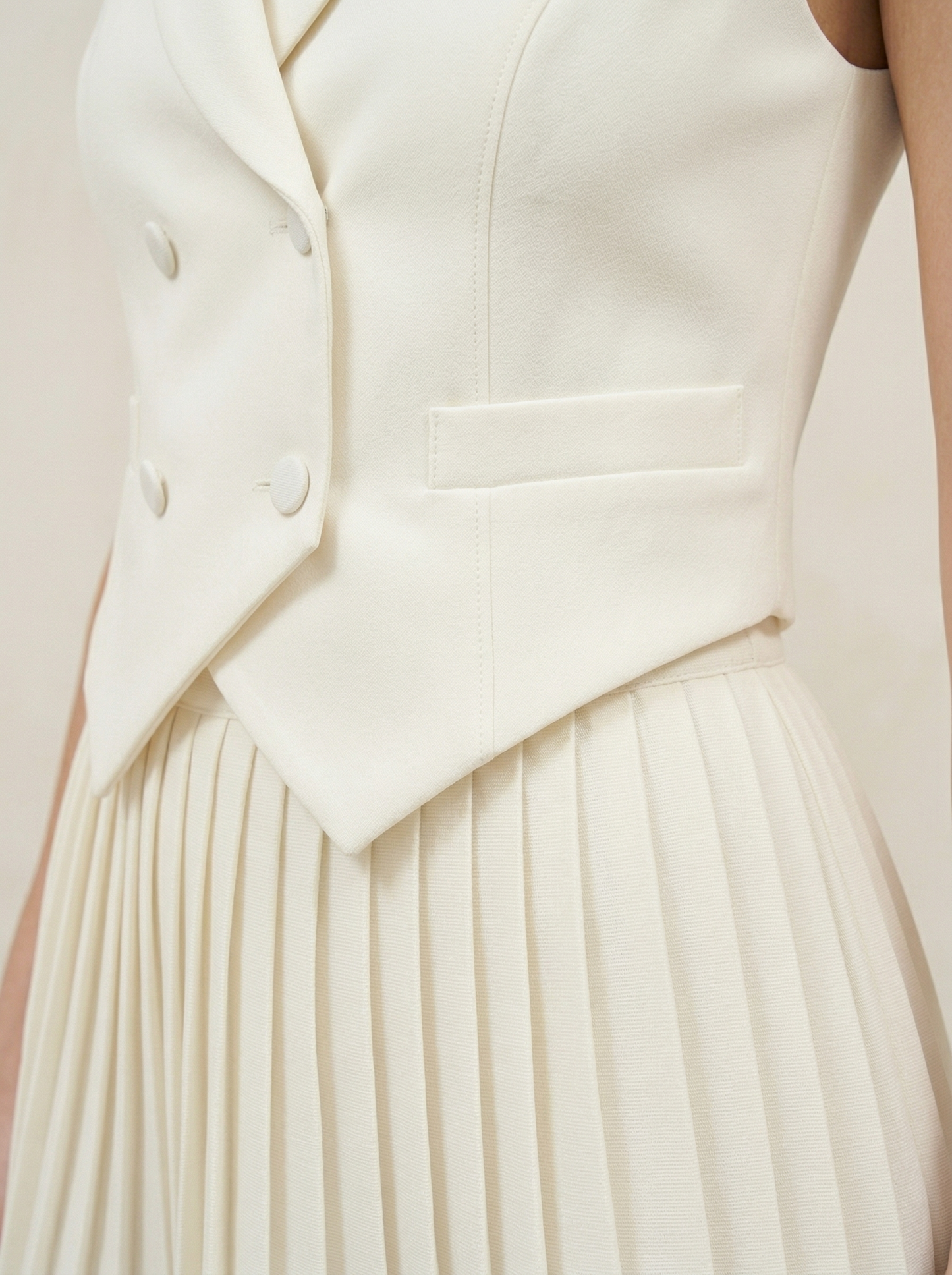 Ruœgy Ensemble Gilet Et Mini Jupe Femme