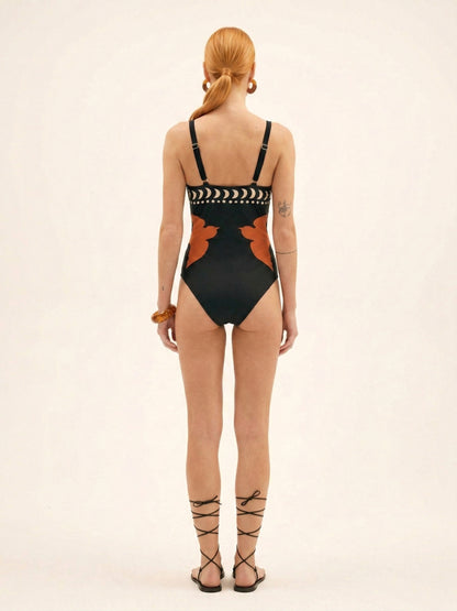 Ruœgy Maillot De Bain á Imprimé Femme