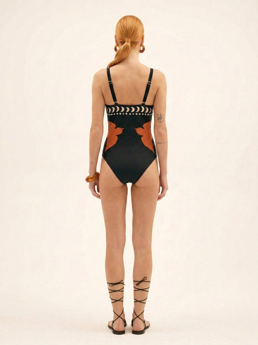 Ruœgy Maillot De Bain á Imprimé Femme