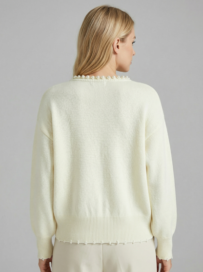 Ruœgy Cardigan à Bordure En Perles Femme