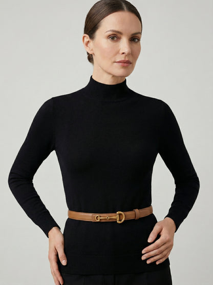 Ruœgy Ceinture Fine à Boucle Mors Femme
