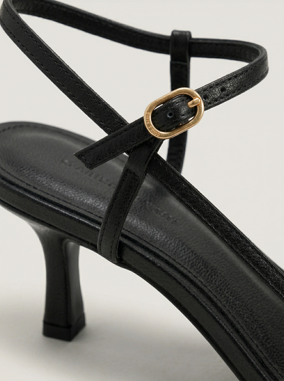 Ruœgy Sandales Cuir à Brides Talon Femme