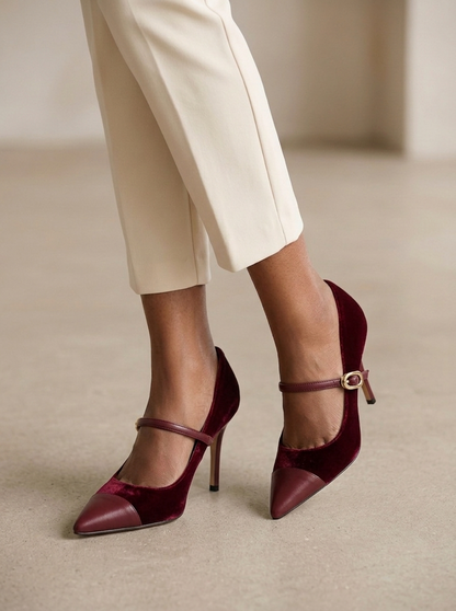 Ruœgy Talons Pointus en Faux Suède Femme