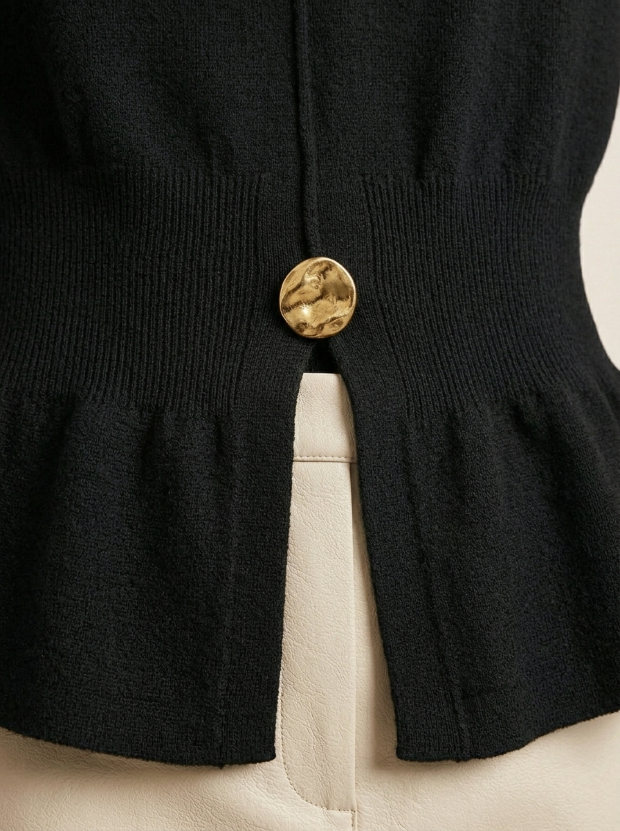 Ruœgy Gilet Sans Manches à Col En V Femme