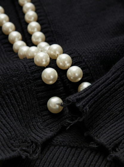 Ruœgy Cardigan à Bordure En Perles Femme