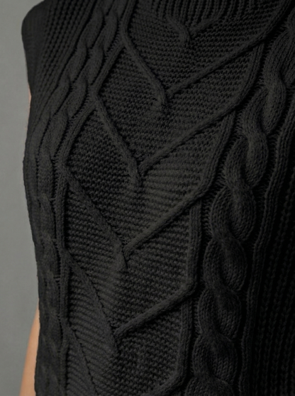 Ruœgy Pull Sans Manches Maille Femme