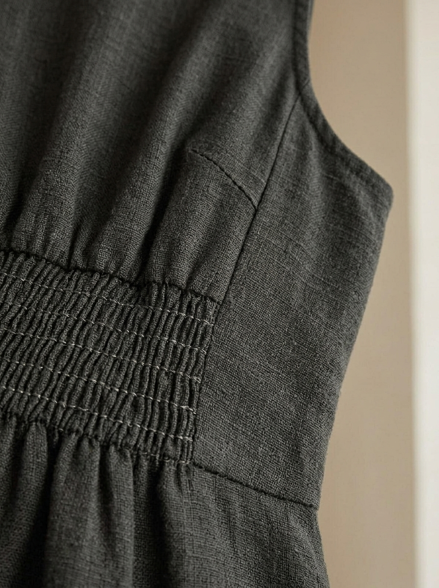 Ruœgy Robe Longue Sans Manches Femme