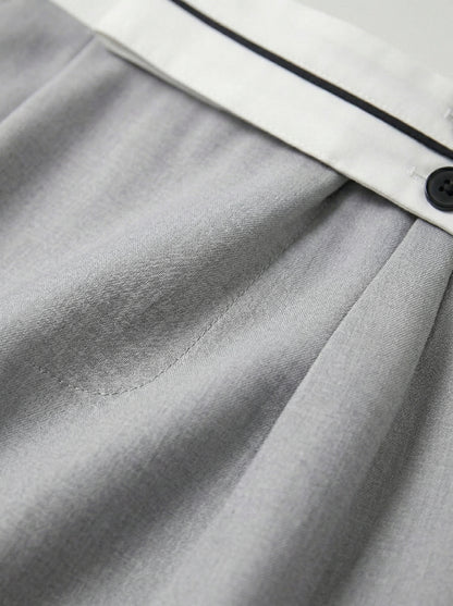 Ruœgy Pantalon Ample Asymétrique Femme