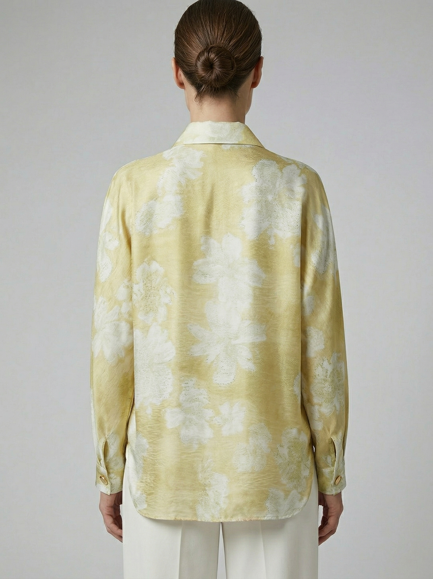 Ruœgy Blouse Fleurie Manches Longues Femme