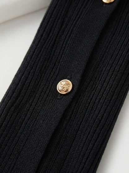 Ruœgy Robe Midi Avec Boutons En Métal Femme