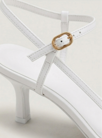 Ruœgy Sandales Cuir à Brides Talon Femme