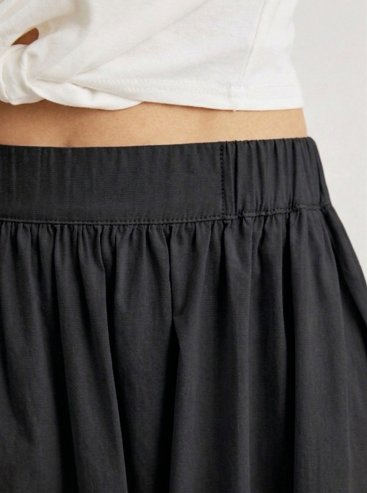 Ruœgy Jupe Longue En Coton Avec Poches Femme