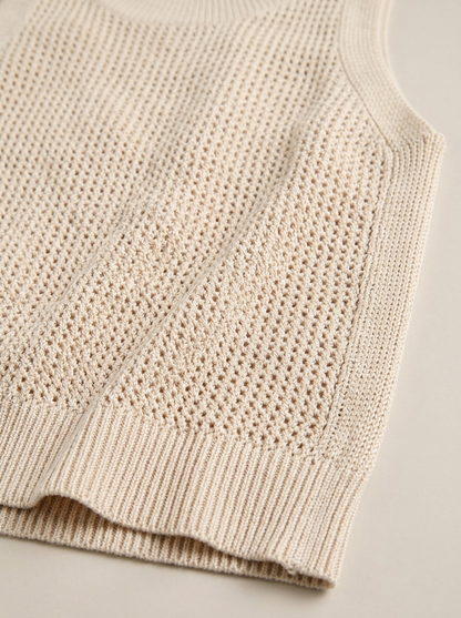 Ruœgy Haut En Tricot Sans Manches Femme