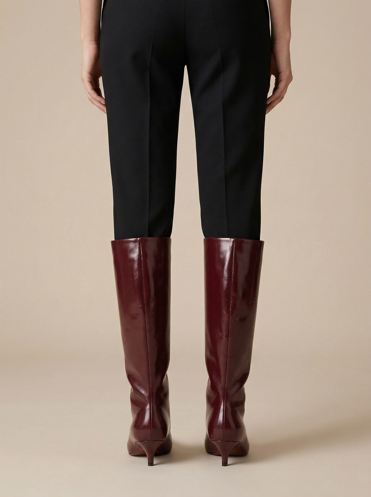 Ruœgy Bottes Hautes Bout Pointu Femme