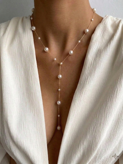 Ruœgy Collier Avec Perle Femme