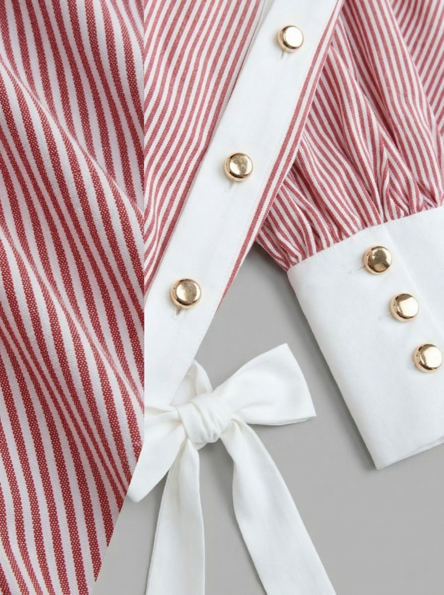 Ruœgy Chemise Rayée Ceinturée Femme