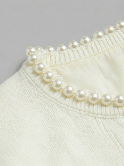 Ruœgy Cardigan à Bordure En Perles Femme