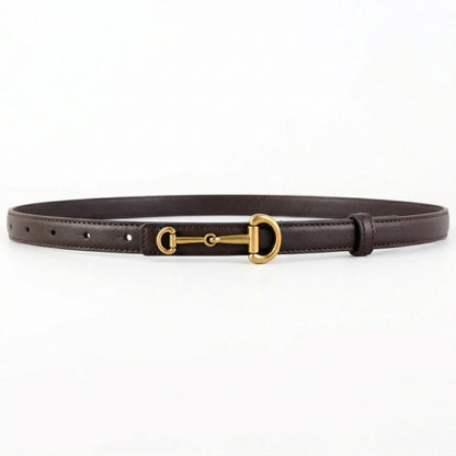 Ruœgy Ceinture Fine à Boucle Mors Femme