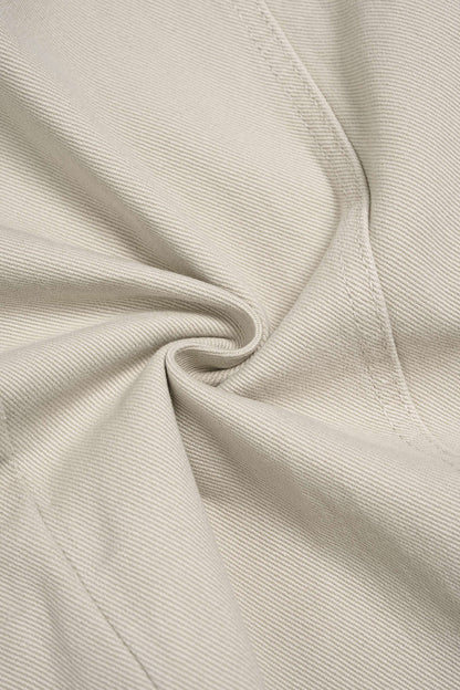 Jean Large Ceinturé à Poches Femme