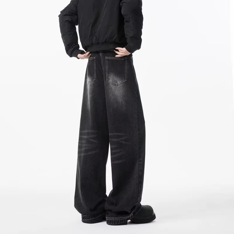 Jean Large Délavé Homme